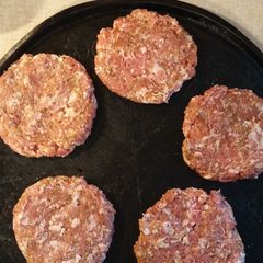 A picture of Homemade Brat Patties.
