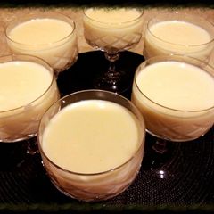 A picture of Homemade vanilla pudding.