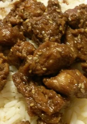 A picture of Sesame Chicken Teriyaki.