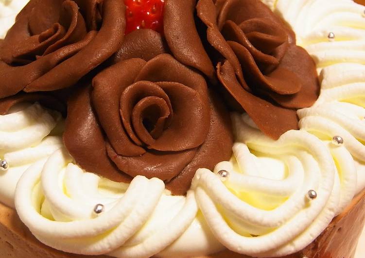 Steps to Cook Tasty Easy and Decorative Chocolate Roses for Valentine's Day