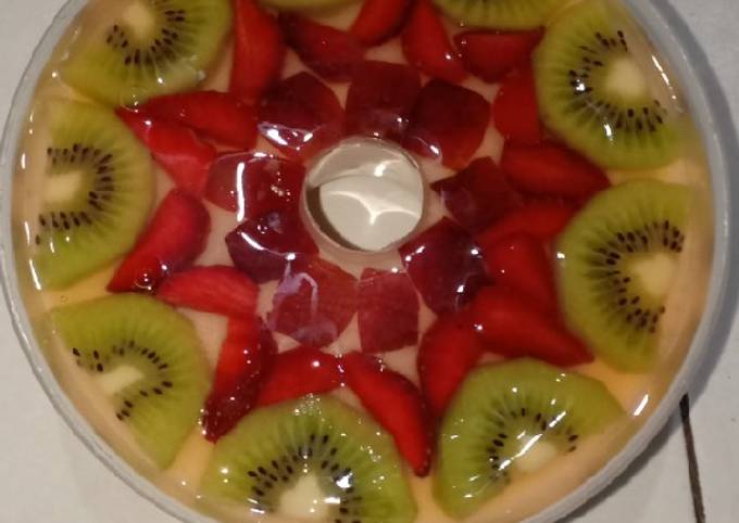 Bagaimana Menyiapkan Puding sutra buah Anti Gagal