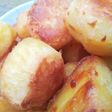 Roast potatoes with duck fat