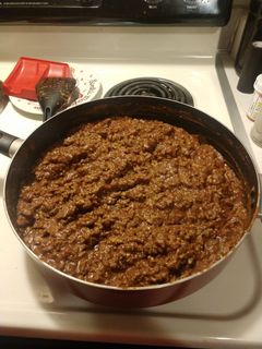 A picture of Homemade sloppy joes.