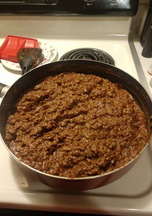 A picture of Homemade sloppy joes.