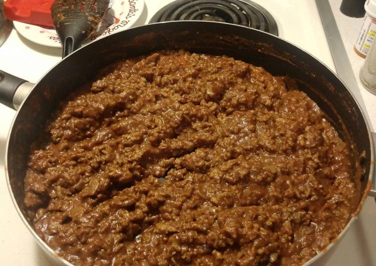 How to Prepare Quick Homemade sloppy joes