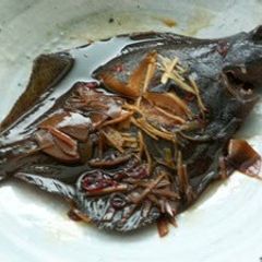 A picture of Simmered Flounder: Preparation.