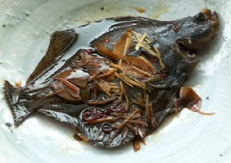 Simmered Flounder: Preparation