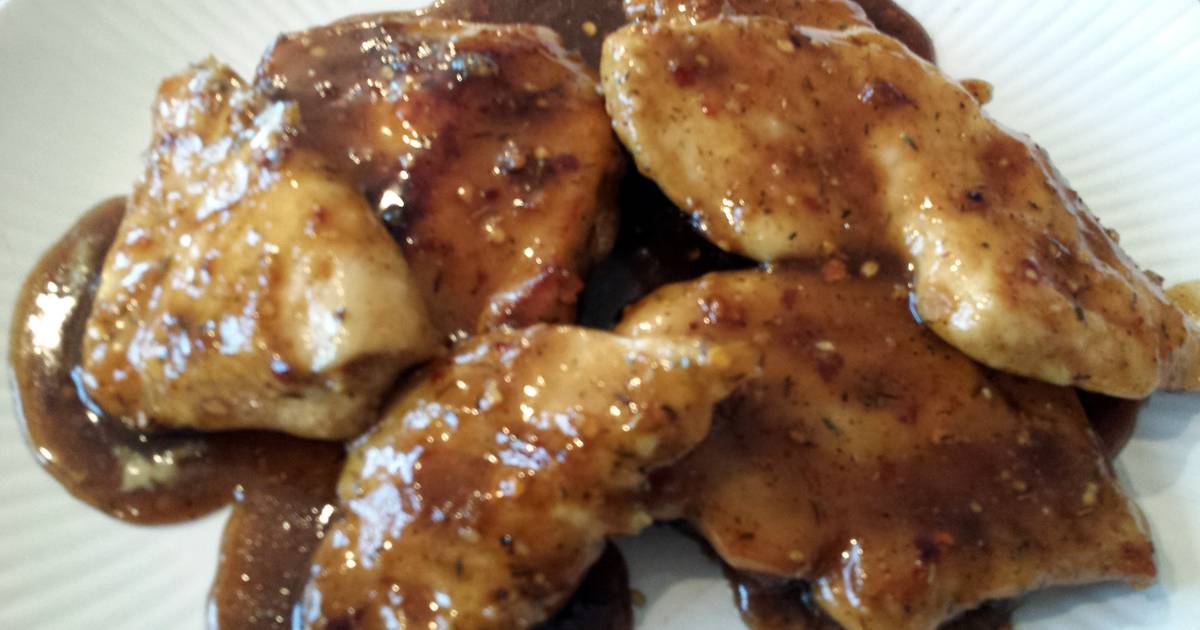 Caramelized chicken breasts Recipe by Mrsrachaelr Cookpad