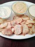 Homemade potato chips with option to make and reheat later the same day!