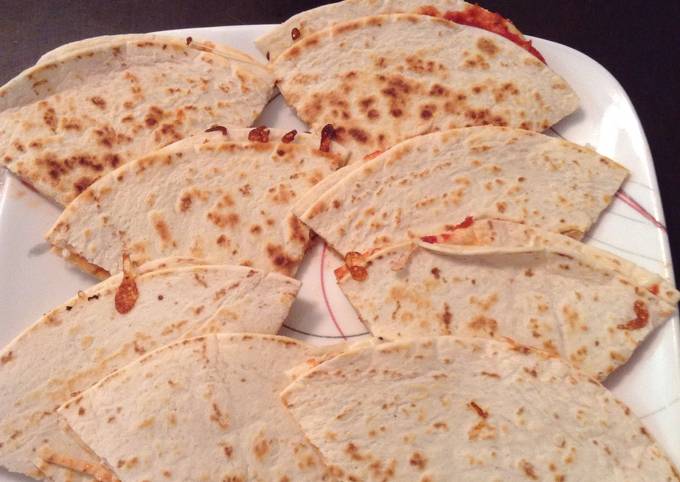 Simple Way to Prepare Perfect Cheese Pizza Quesadillas