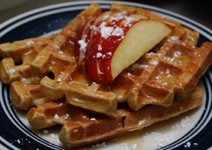 Apple Cinnamon Waffles