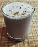 Choco walnut banana smoothie