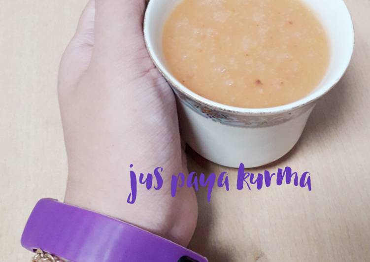 Cara bikin Jus paya kurma  yang Sempurna