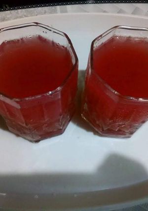 A picture of Falsay ka sharbat.