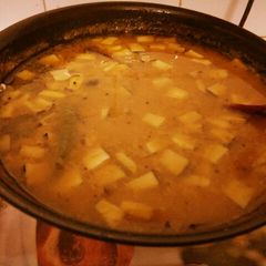 A picture of Bengali style cholar dal(Bengal gram dal).