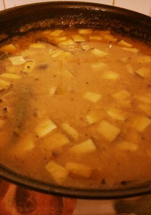 A picture of Bengali style cholar dal(Bengal gram dal).