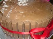 A picture of ice cream cake