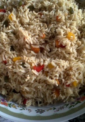 A picture of Vegetable Fried Rice..