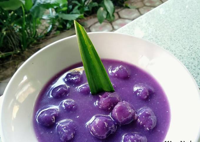 Bubur Candil Ubi Ungu