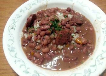 Easiest Way to Make Yummy Sheris red beans and rice