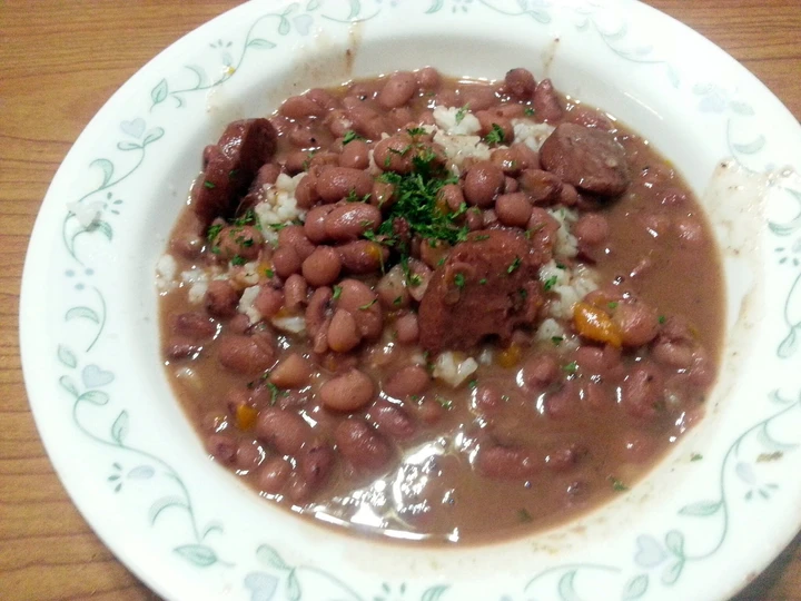 Recipe Sheri's red beans and rice the Awesome  You can take Joss in your mouth