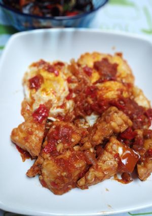 Foto resep Tempe Telor Balado