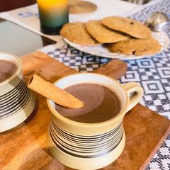 A picture of Mexican Delicious Silky Hot chocolate ☕️.