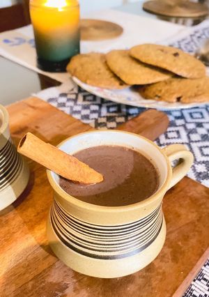 A picture of Mexican Delicious Silky Hot chocolate ☕️.