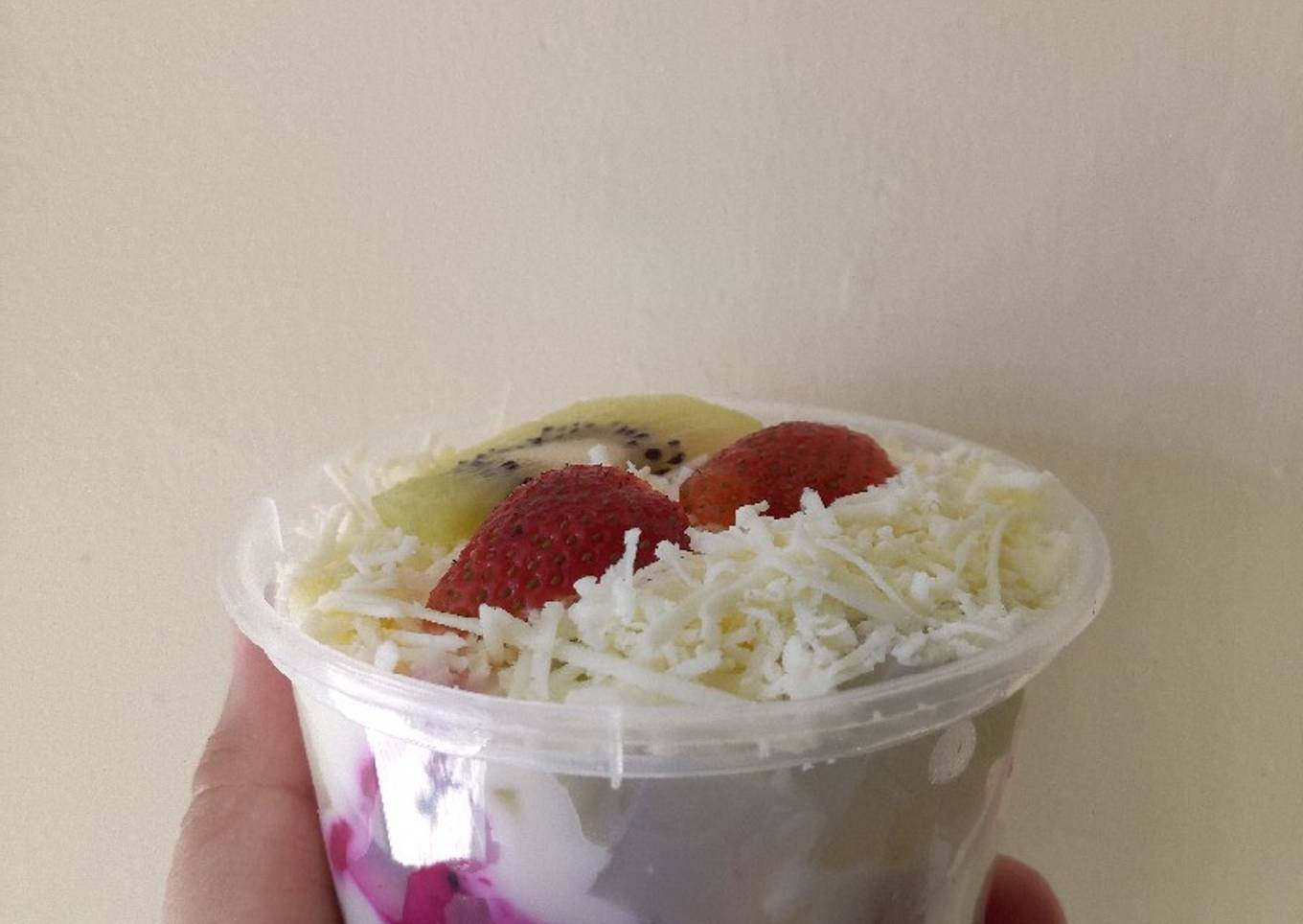 Salad Buah Creamy Keju