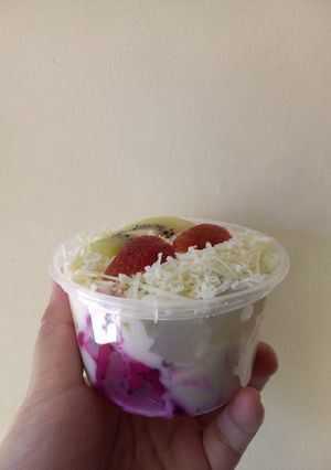 Foto resep Salad Buah Creamy Keju