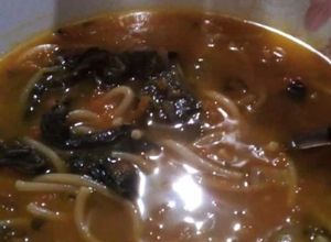 Una foto de Mi sopa de fideos