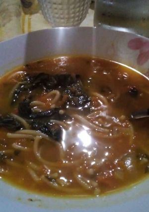 Una foto de Mi sopa de fideos