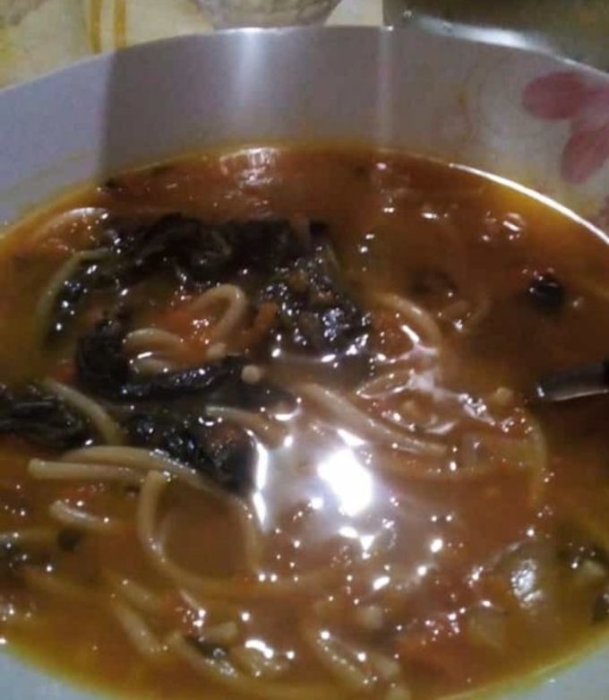 Una foto de Mi sopa de fideos