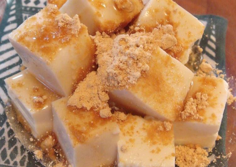 How to Prepare Yummy Kuzumochi-Style Tofu Dessert