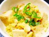 tofu egg simmer