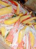 سلطة الكراب والمانجو Crab salad with mango