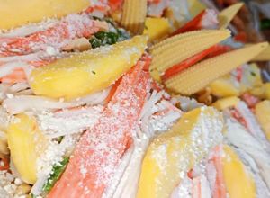 صورة لوصفة سلطة الكراب والمانجو Crab salad with mango