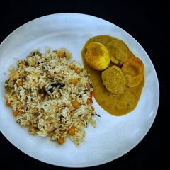 A picture of Egg Masala.