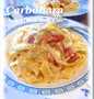 Recipe Easy Rich Pasta Carbonara with Milk and Whole Egg the Awesome  Tasty