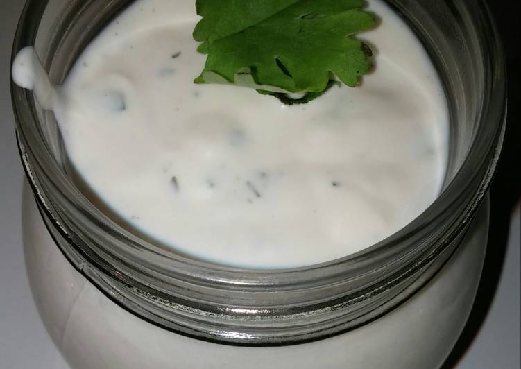 Simple Way to Cook Perfect Creamy Lime N Cilantro Dressing