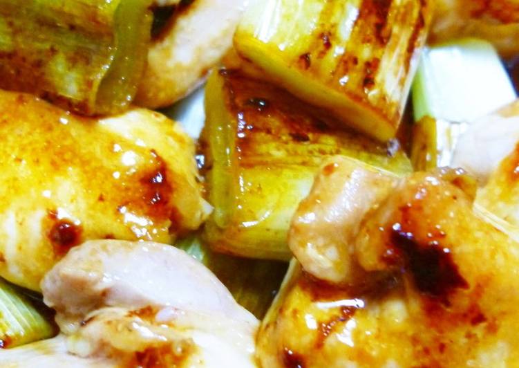 Steps to Make Any-night-of-the-week Lazy Yakitori (Grilled Chicken)! What? The Skewer&#39;s Missing!