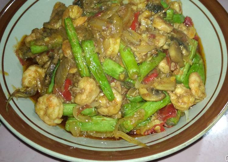 6. Jamur udang lada hitam