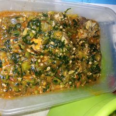 A picture of Fresh okro soup.