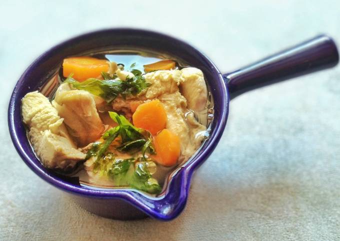 Sop Ayam ala Pak Min Klaten