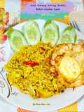 Nasi Goreng Kuning Bumbu Bekas Ungkep Ayam
