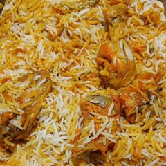 A picture of Masala biryani.