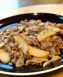 Khoai tây xào thịt heo ngẫu hứng