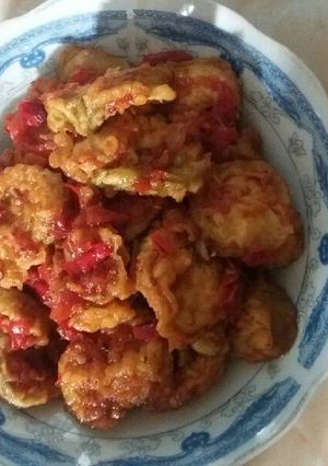 Foto resep Terong goreng tepung sabal tomat
