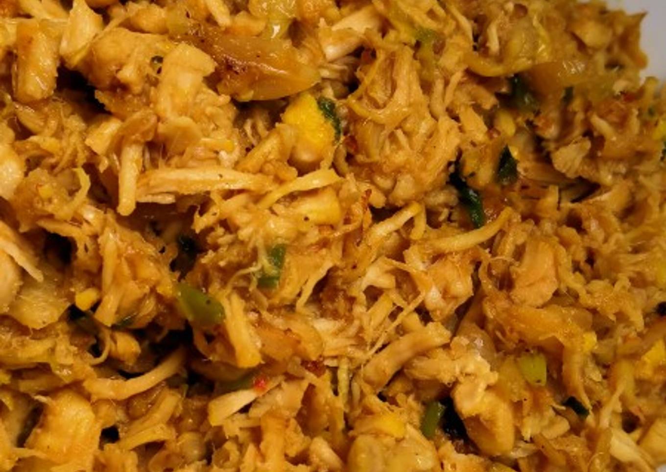 Isian Roti Ayam Suwir