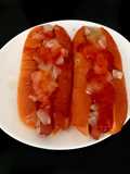 My Bockwurst Sausage Hot Dogs with Sweet Chilli Sauce.🤩